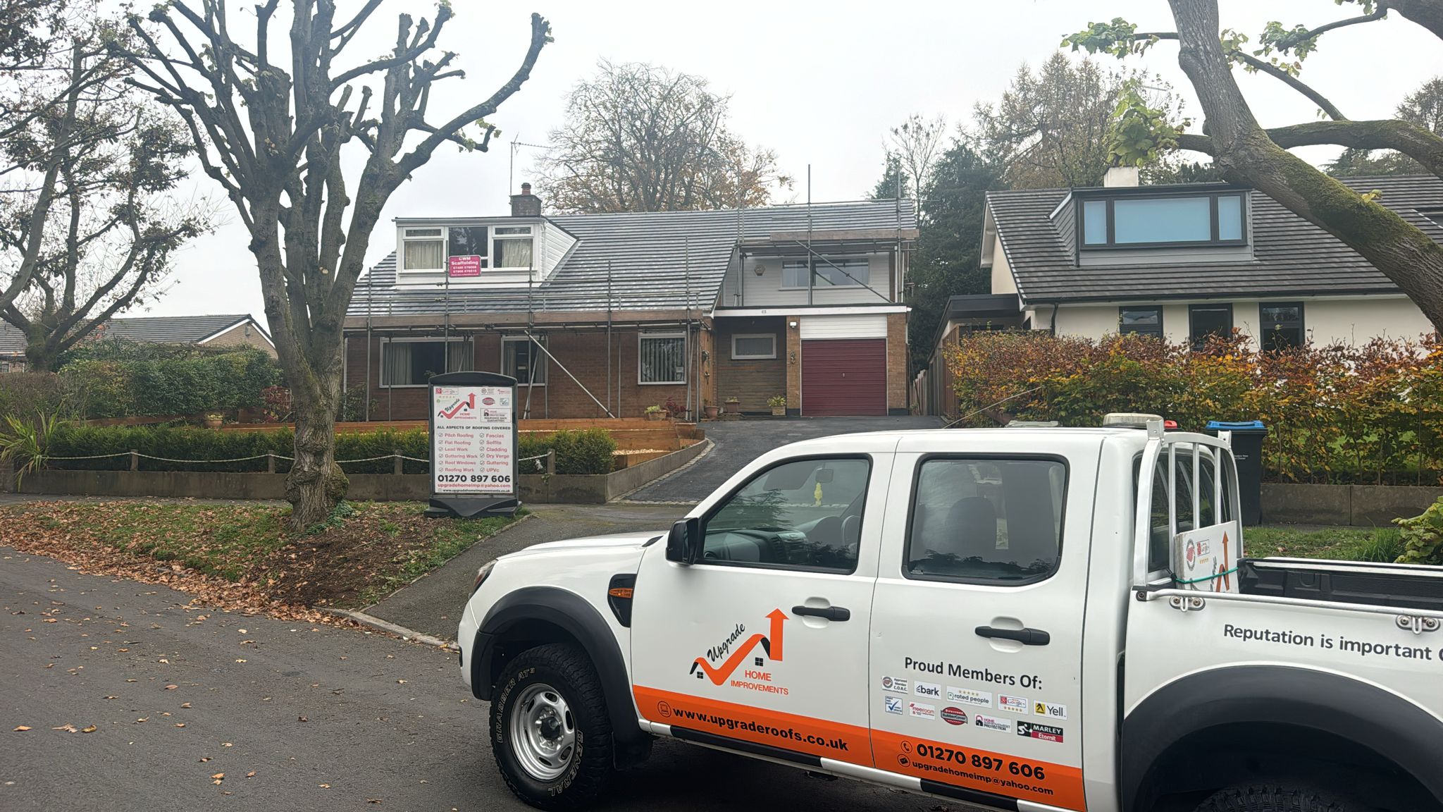 EPDM and GRP flat roof installation Cheshire